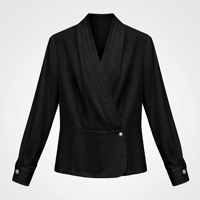 KASANE BLOUSE ブラウスブラック