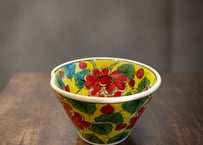ベトナム バッチャン焼き 伝統的な手描きの花柄の器