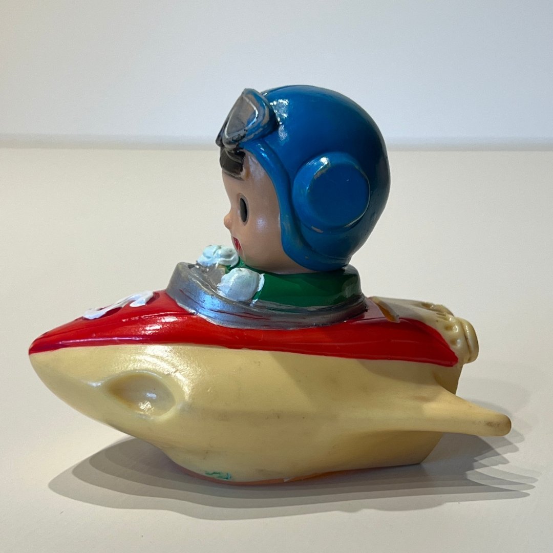 飛行機の信ちゃん ソフビ貯金箱｜昭和レトロ | ナゴヤ ショーライン