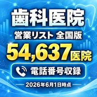 201 歯科医院 全国版｜54,637医院｜2026年6月1日時点