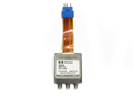 高周波同軸リレー Agilent/HP 8765A 4GHz DC15V SPDT 【中古】