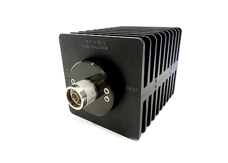 高周波同軸アッテネーター 40dB 6GHz 100W HUBER+SUHNER 【中古】