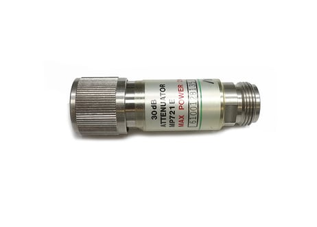 MP721E  固定アッテネーター 30dB DC～12.4GHz 2W N-P/N-J 【中古・測定検査済】