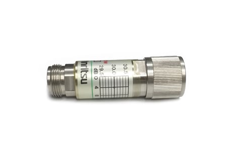 MP721E  固定アッテネーター 30dB DC～12.4GHz 2W N-P/N-J 【中古・測定検査済】