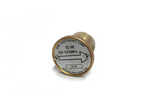 Bird 43 パワー計用エレメント 10B 50～125MHz 10W 【中古・動作確認済】