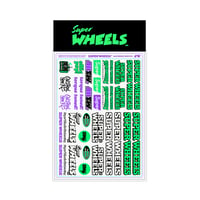 "super wheels basic" Dress UP Sticker