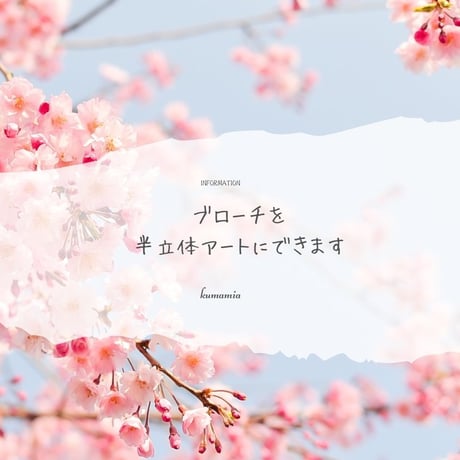 ✴︎ブローチを半立体アートにする方法✴︎