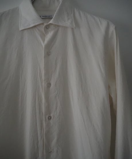 MAATEE&SONS　SEMI WIDE SPREAD SHIRTS "極HEMPSILK"