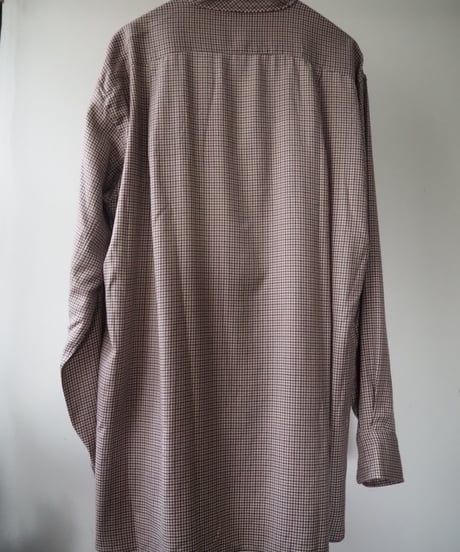 MAATEE&SONS 紐SHIRTS "SILK RAYON CHECK"