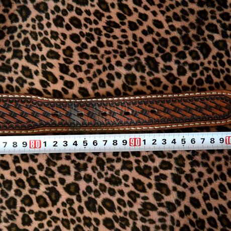 CHIPPEWA BASKET WEAVE GARRISON BELT 34