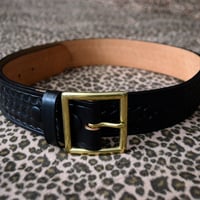 MINT! DUTYMAN BASKET WEAVE GARRISON BELT 34