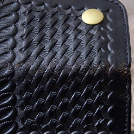 ALFONSO'S OF HOLLYWOOD LEATHER TRUCKER WALLET