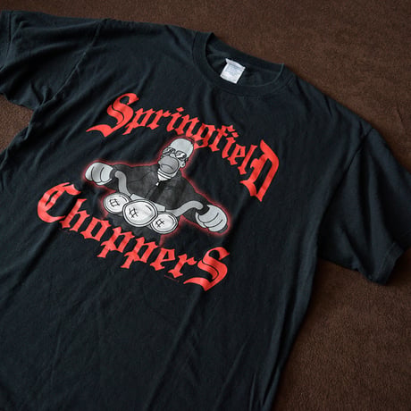 SIMPSONS SPRINGFIELD CHOPPERS T-SHIRTS L