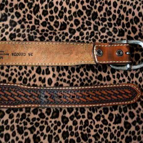 CHIPPEWA BASKET WEAVE GARRISON BELT 34