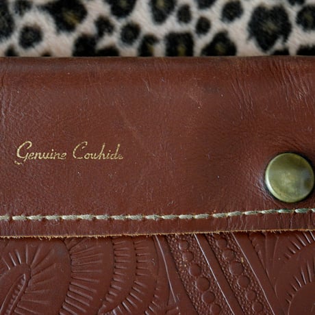 70s VINTAGE TRUCKER WALLET BROWN