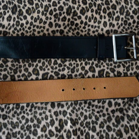 80s VINTAGE COWHIDE OFFICER'S BELT 36