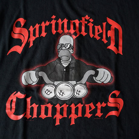 SIMPSONS SPRINGFIELD CHOPPERS T-SHIRTS L