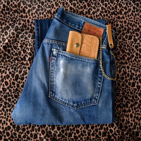MINT! 70s VINTAGE TRUCKER WALLET TAN