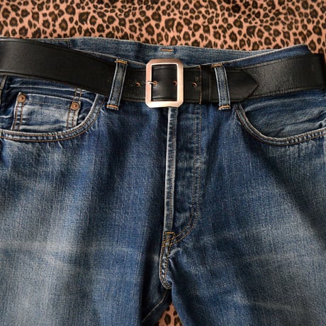 VINTAGE STEERHIDE GARRISON BELT 36