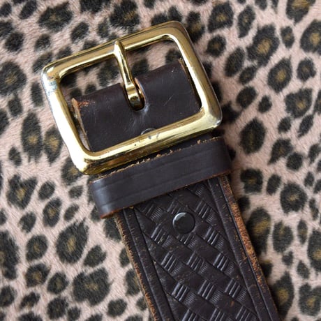 CHAMBERS BASKET WEAVE GARRISON BELT 34