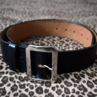 VINTAGE STEERHIDE GARRISON BELT 36