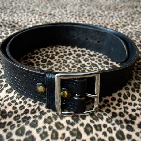 TRIPLE K BASKET WEAVE GARRISON BELT 36