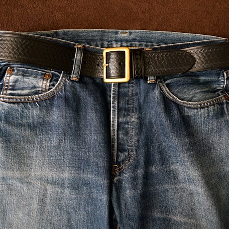 GOOD! AKER BASKET WEAVE GARRISON BELT 38