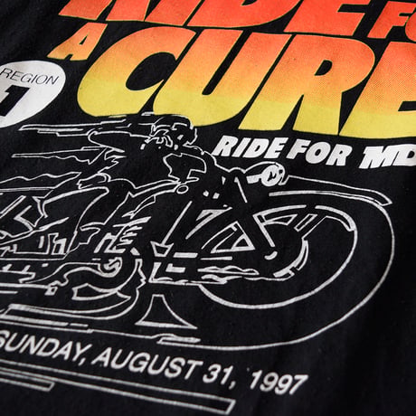 90s RIDE FOR A CURE T-SHIRTS M