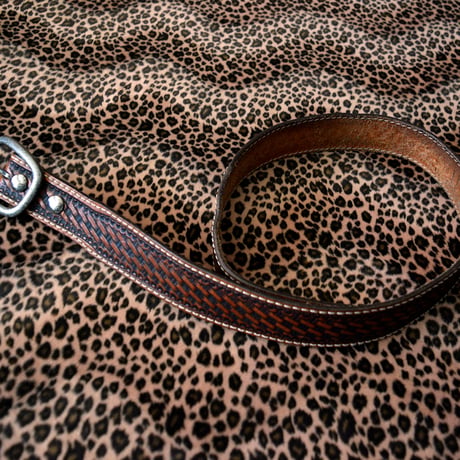 CHIPPEWA BASKET WEAVE GARRISON BELT 34
