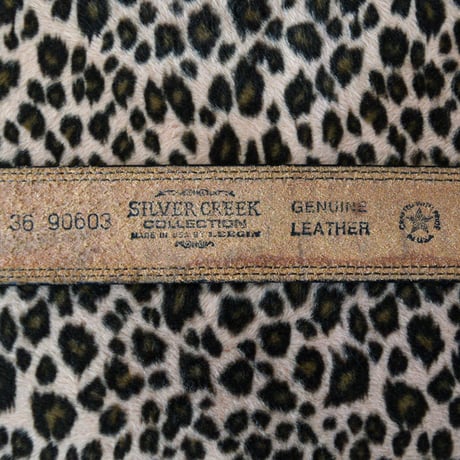SILVER CREEK WESTERN RANGER BELT 36