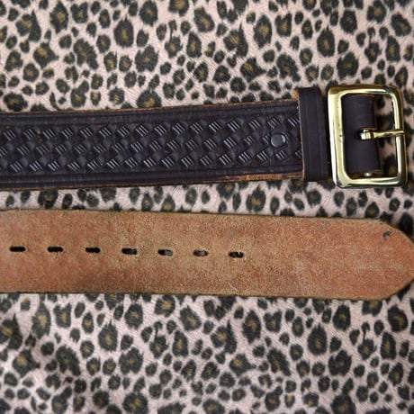 CHAMBERS BASKET WEAVE GARRISON BELT 34