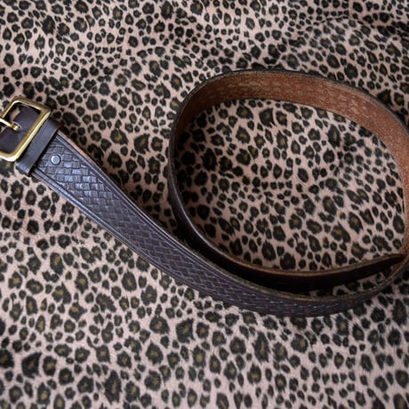 CHAMBERS BASKET WEAVE GARRISON BELT 34