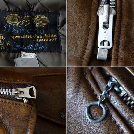 60s SCHOTT BROS BROWN RIDERS 42