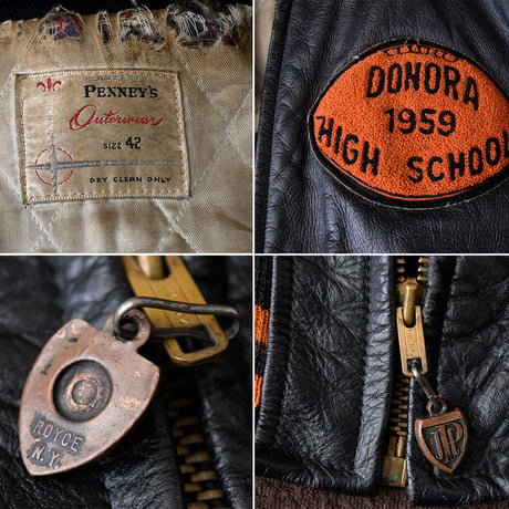 50s PENNEY'S 1959 VARSITY JACKET 42