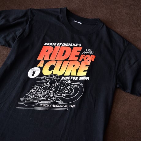 90s RIDE FOR A CURE T-SHIRTS M