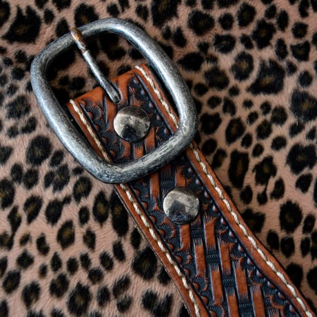 CHIPPEWA BASKET WEAVE GARRISON BELT 34