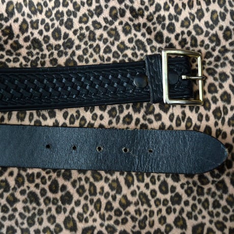 GOOD! TRIPLE K BASKET WEAVE GARRISON BELT 32