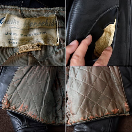 GOOD! 40s UNITED SPORTSWEAR POLICE JACKET 38