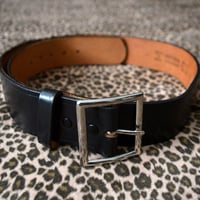 80s VINTAGE COWHIDE OFFICER'S BELT 36