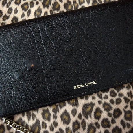 GOOD! 70s VINTAGE COWHIDE BIKER WALLET