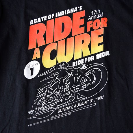 90s RIDE FOR A CURE T-SHIRTS M