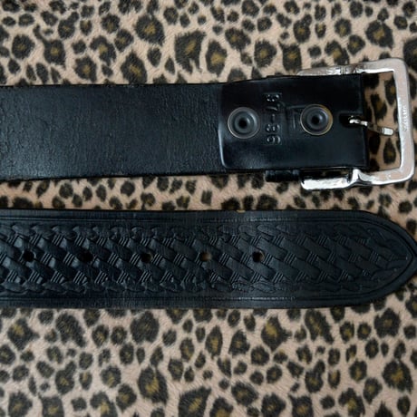 TRIPLE K BASKET WEAVE GARRISON BELT 36