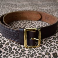 CHAMBERS BASKET WEAVE GARRISON BELT 34