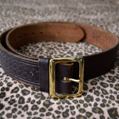 CHAMBERS BASKET WEAVE GARRISON BELT 34
