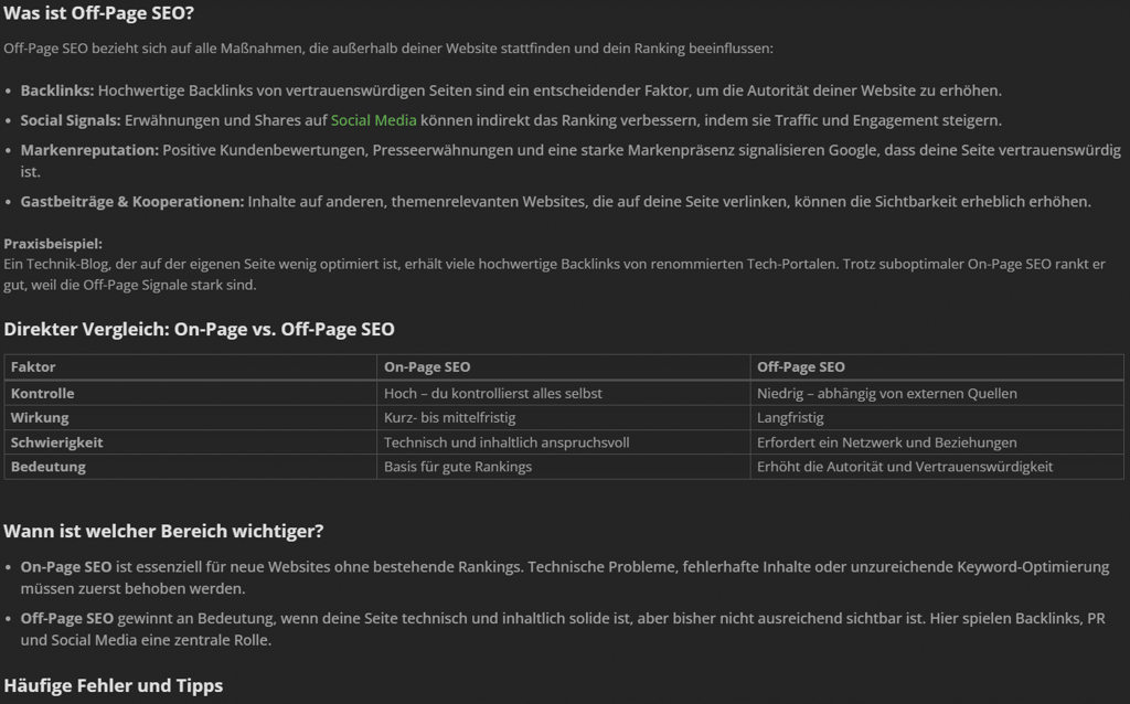 Wie man guten SEO-Text für eine Homepage schreibt