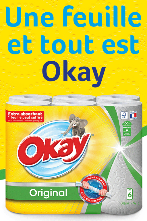 Remboursement Okay Essuie-tout - 1.00 € | Promo Fidall