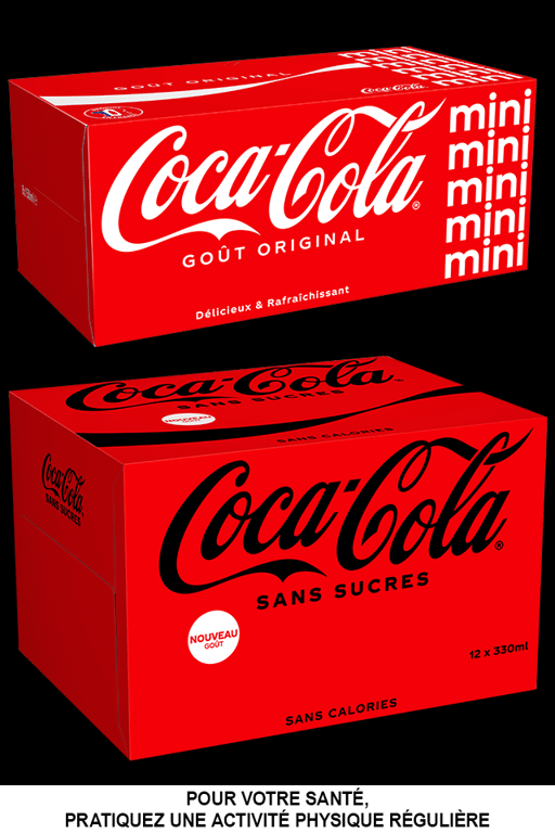 Packs canettes Coca-Cola - 0.50 € remboursé