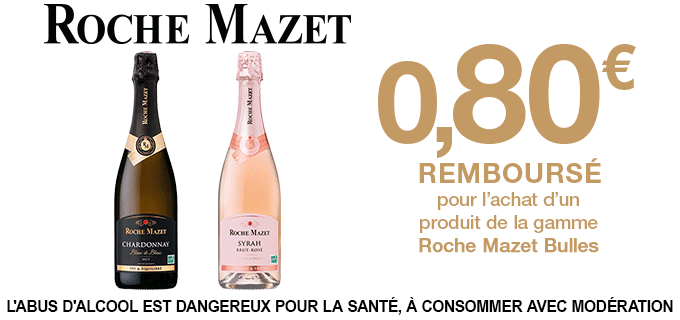 Roche Mazet Bulles - 0.80 € remboursé