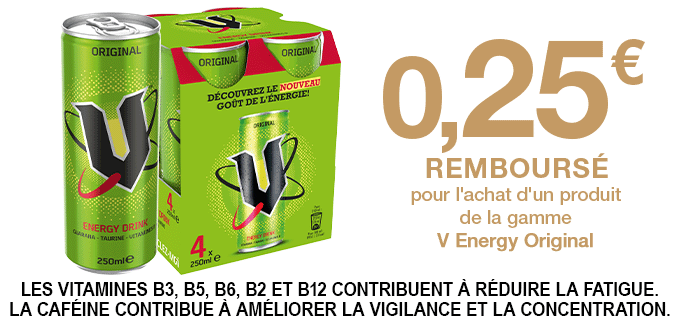 V Energy Original - 0.25 € remboursé