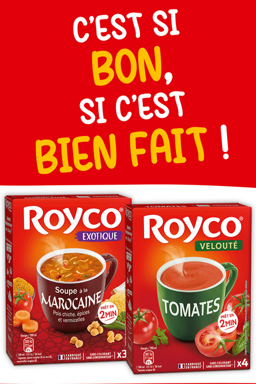 Soupes Royco - 0.40 € remboursé
